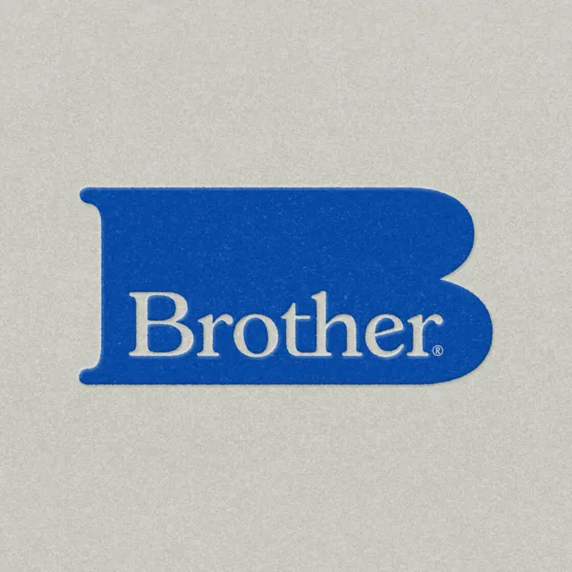 Brother Logo, minimal, corporate-clean, cool