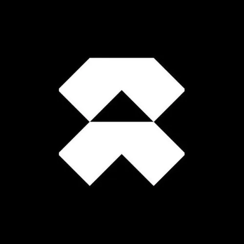 Geometric Abstract Logo, minimal, geometric, monochrome