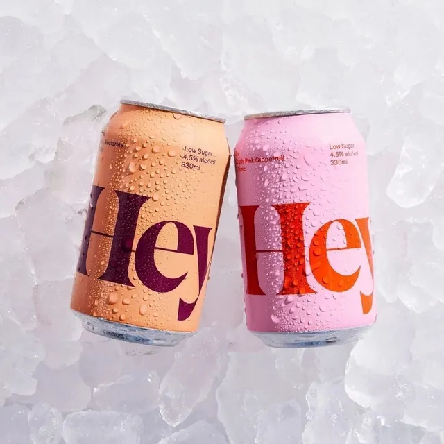 Beverage Can Mockup with Bold Typography, minimal, playful, vibrant