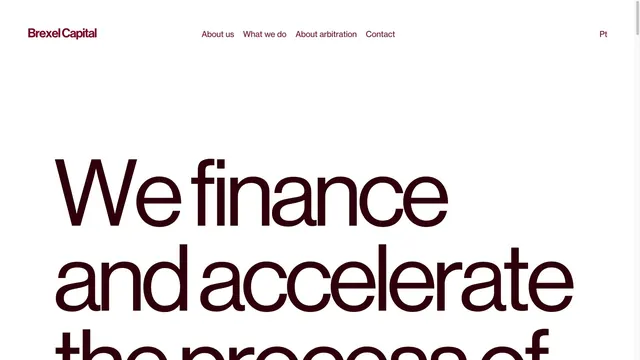 BreveCapital Web Header, minimal, corporate-clean, high-contrast