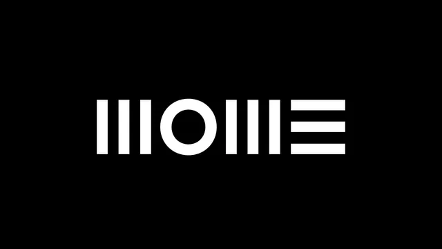 Geometric Abstract Logo, minimal, monochrome, high-contrast