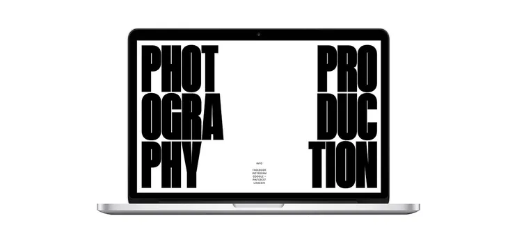 Typography Layout Mockup, minimal, swiss, monochrome