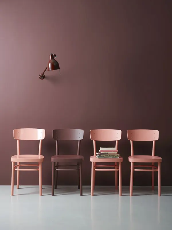 Minimalist Interior with Four Chairs, minimal, photographic, muted