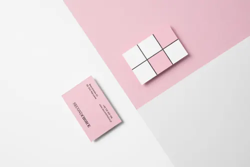 Minimalist Geometric Branding Mockup, minimal, geometric, pastel
