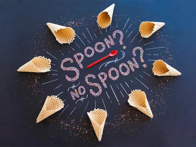 Is Spoon Is Spoon Wordmark, playful, illustrated, dark