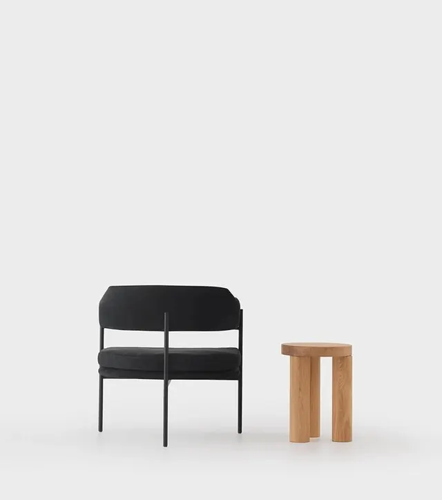 Minimalist Furniture Composition, minimal, photographic, monochrome