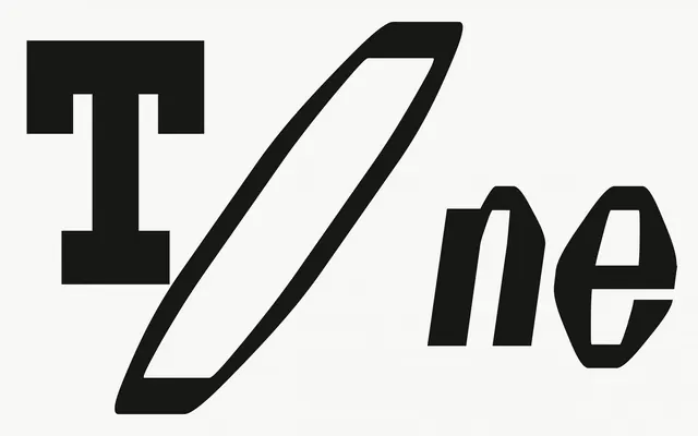 Tone Wordmark Design, minimal, geometric, monochrome