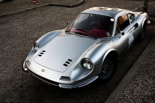 Classic Porsche 911 in a Garage, photographic, luxury, monochrome
