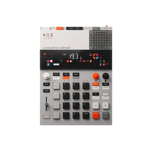 KOI Hardware Interface Design, minimal, technical, high-contrast