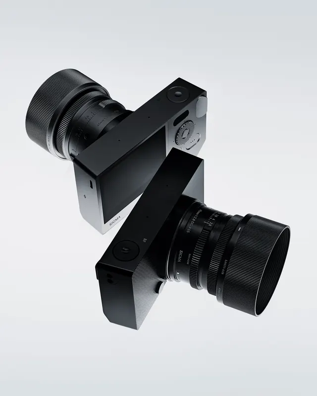 Industrial Optical Component, minimal, technical, dark