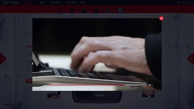 Hand on Keyboard UI Mockup, dark-mode, corporate-clean, dark