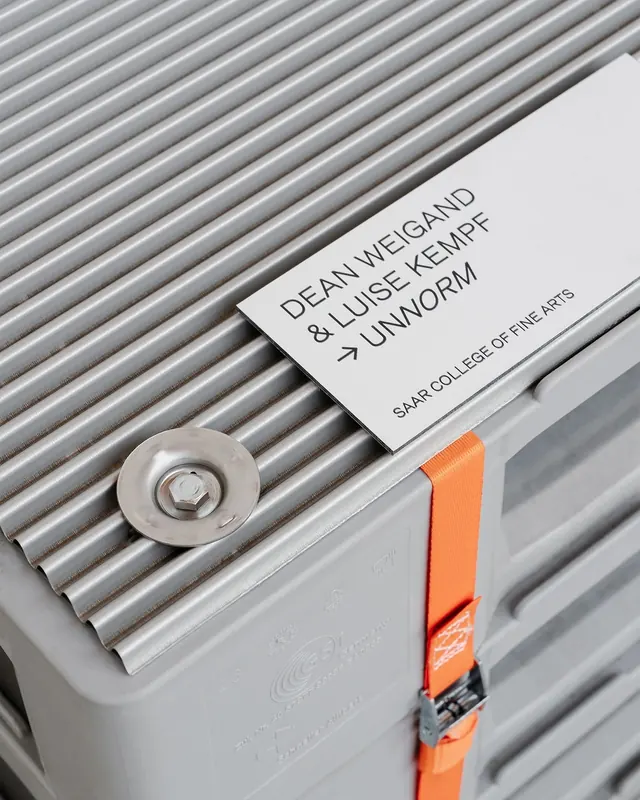 Technical Hardware Mockup with Typography, minimal, technical, high-contrast