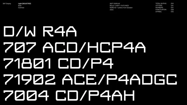 Technical Typography Layout, minimal, swiss, high-contrast