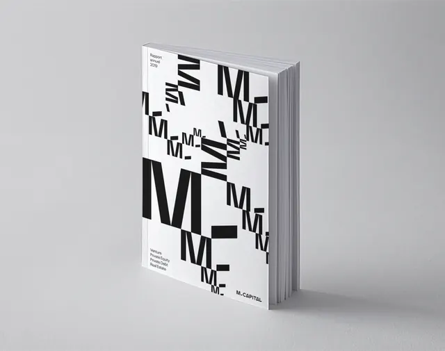 Typography-based Book Cover Design, minimal, swiss, monochrome