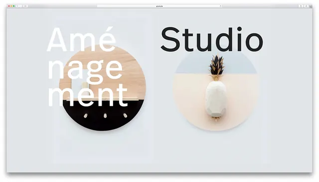 Aménagement Studio Identity, minimal, geometric, light