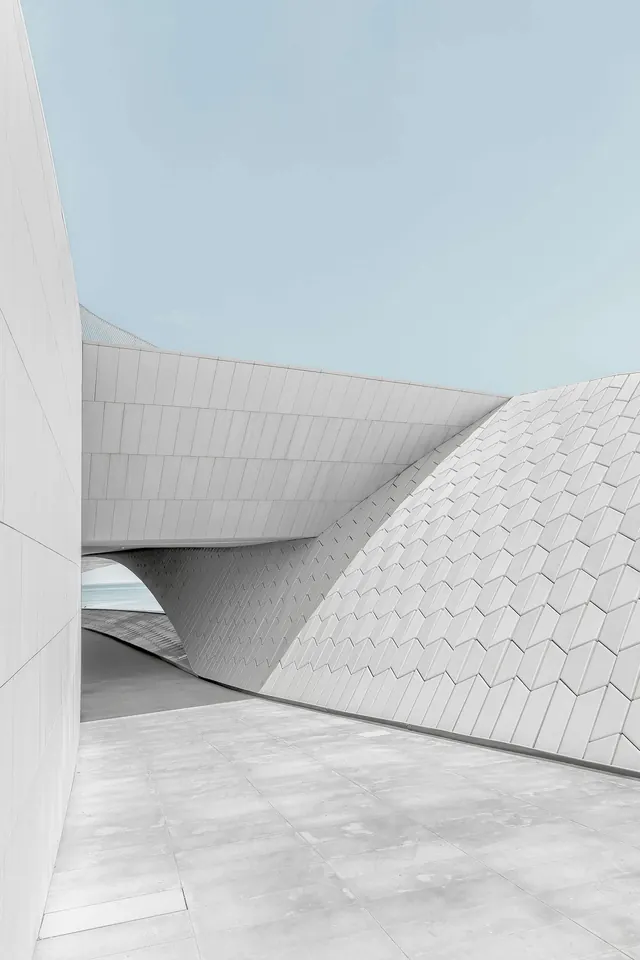 Parametric Architectural Structure, minimal, geometric, light
