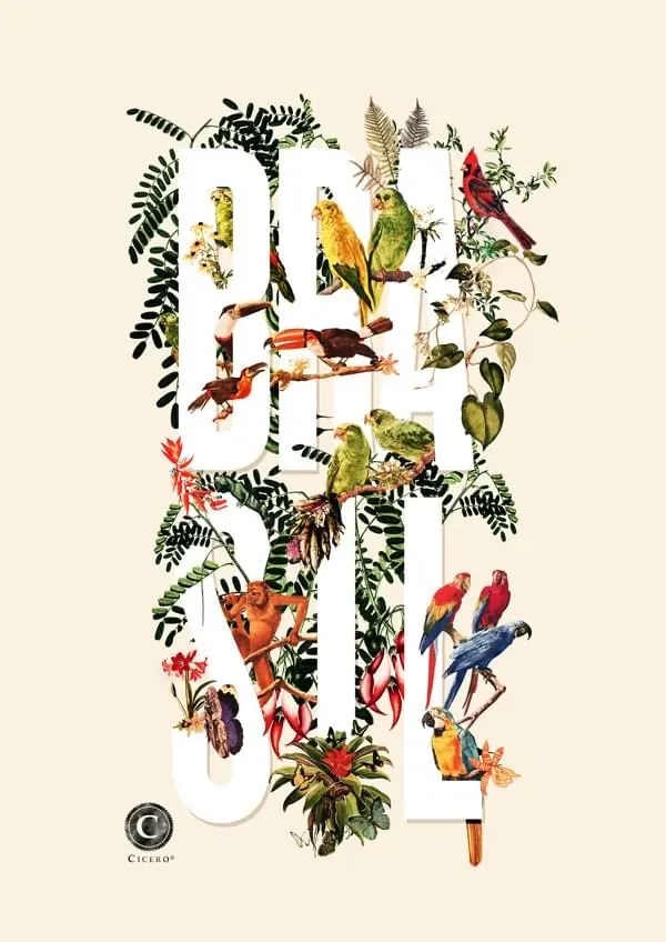 Illustrated Typography Design, illustrated, maximalist, vibrant