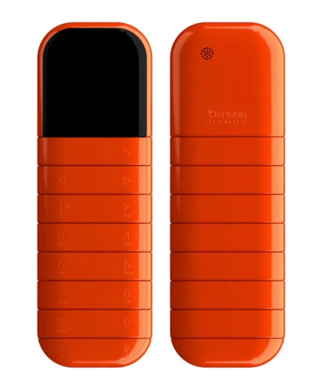 Orange Hardware Device Mockup, minimal, geometric, vibrant