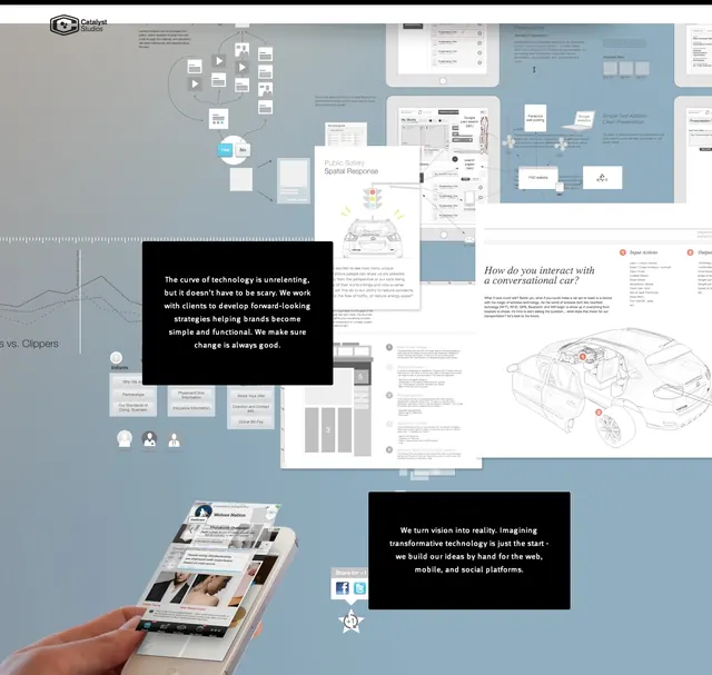 Technical Data Visualization and UI Layout, minimal, swiss, light
