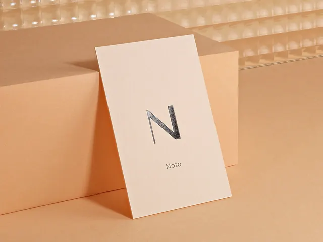 Minimalist Noto Branding Mockup, minimal, luxury, warm