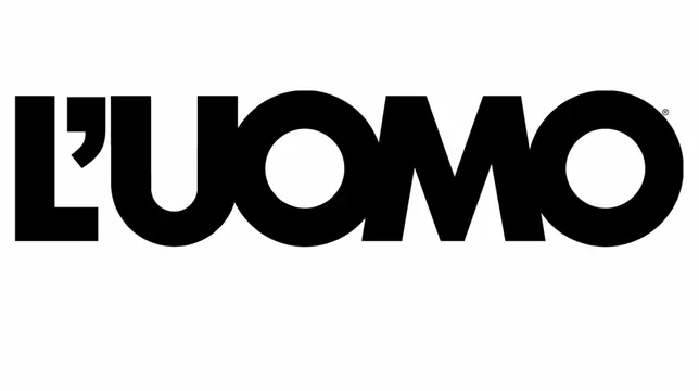 L'UOMO Wordmark, minimal, monochrome, monochrome