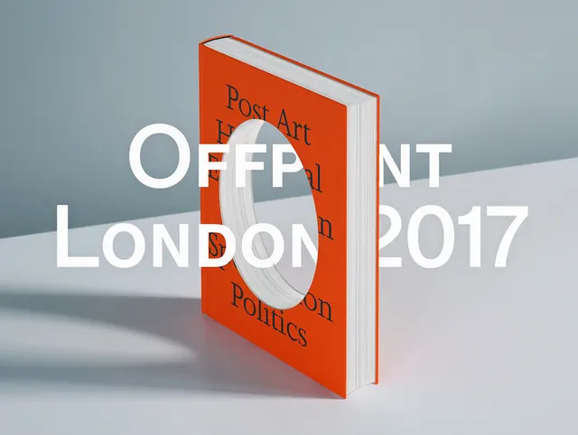 Offrant London 2017 Poster Mockup, minimal, swiss, vibrant