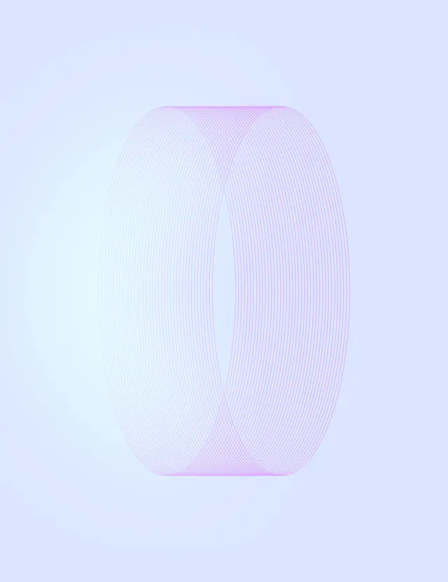 Abstract Gradient Sphere, minimal, glassmorphism, pastel