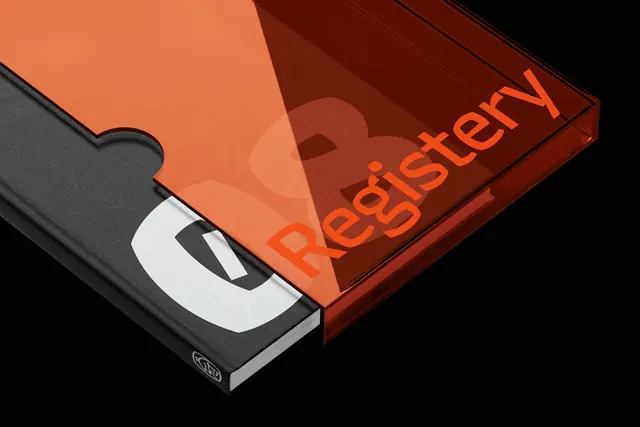 Registry Mockup, 3d-render, minimal, vibrant