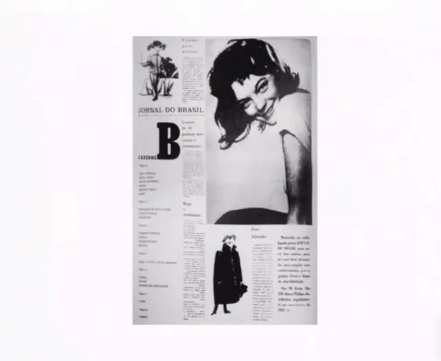 Editorial Layout with Portrait and Typography, editorial, monochrome, monochrome