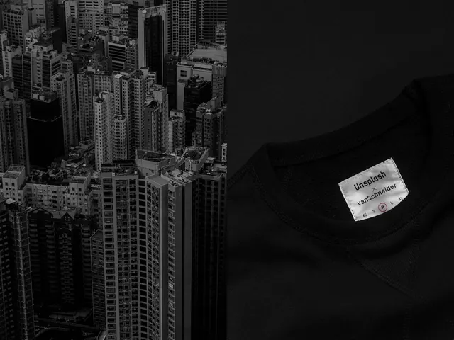 Urban Skyline T-Shirt Mockup, dark-mode, monochrome, dark