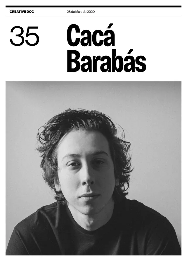 Cacá Barabás Editorial Design, minimal, editorial, monochrome