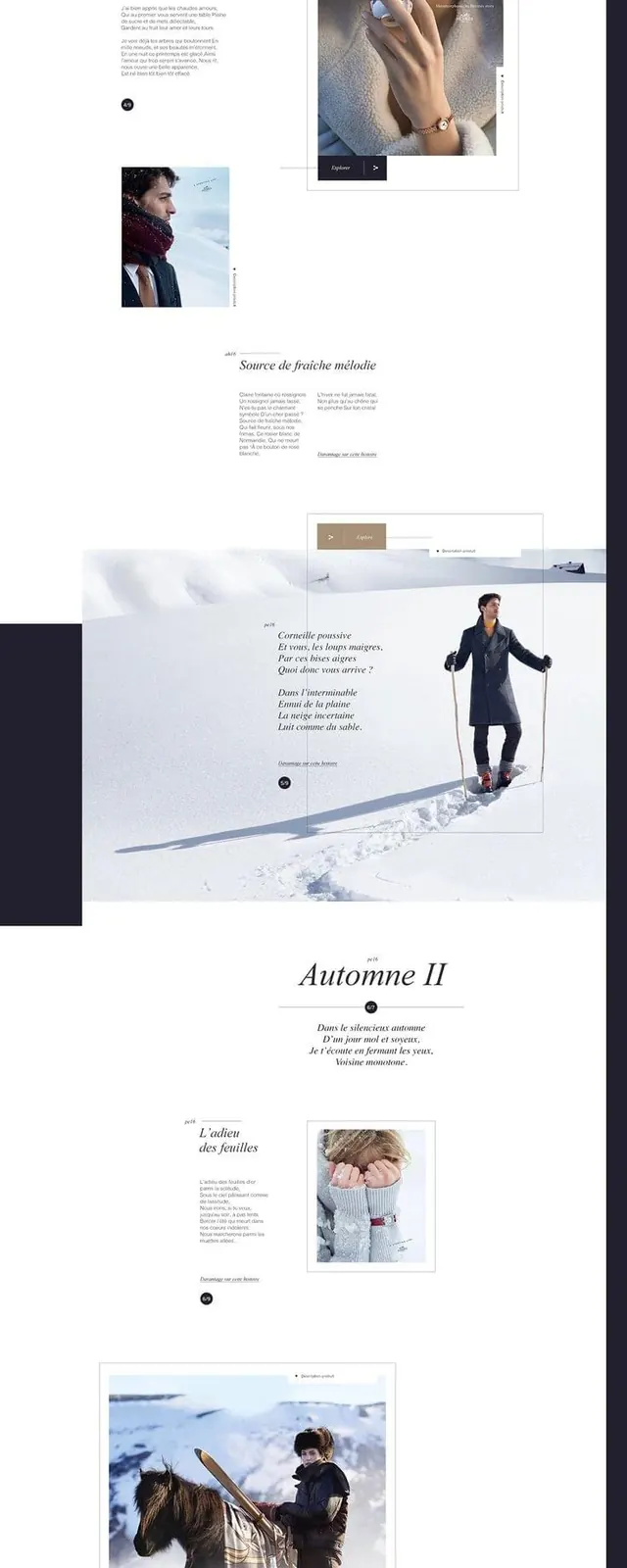 Editorial Layout Design Reference, minimal, editorial, light