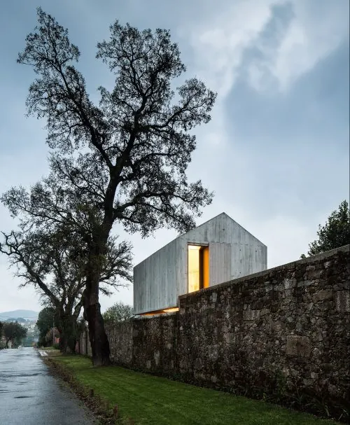 Modern Architecture and Nature, minimal, photographic, muted