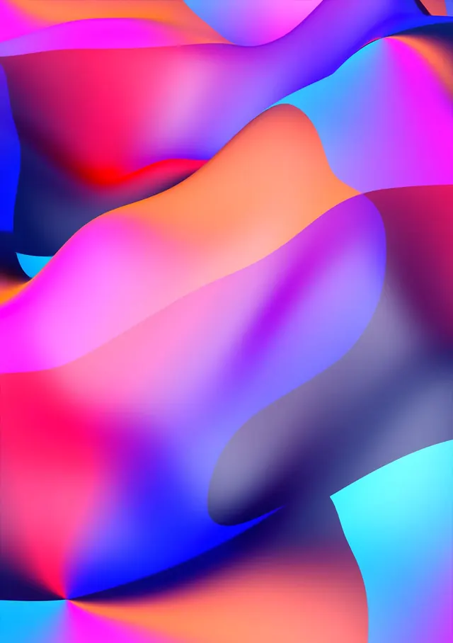 Abstract Fluid Gradient, gradient-heavy, organic, vibrant