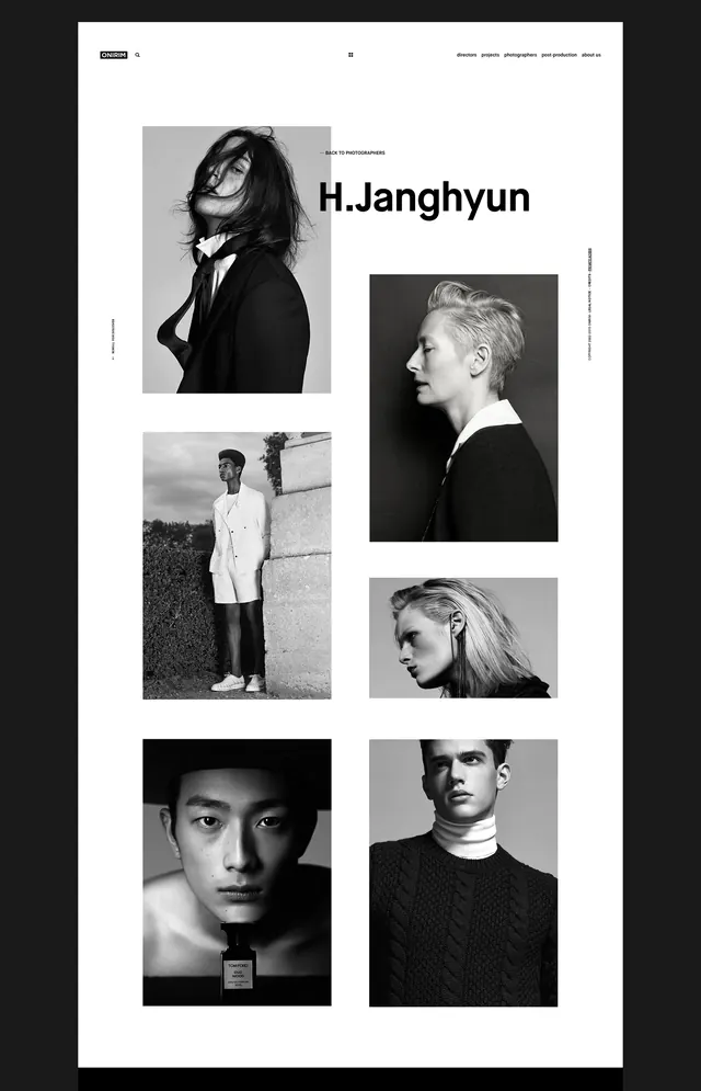 J.Janghyun Editorial Layout, minimal, editorial, monochrome