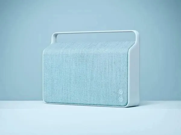 Minimalist Blue Textured Device Mockup, minimal, geometric, light