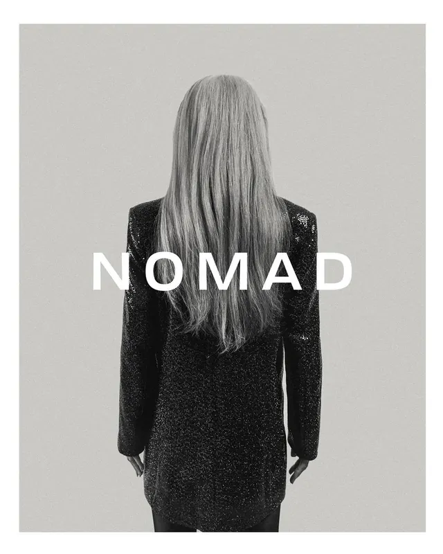 NOMAD Wordmark and Photography Composition, minimal, monochrome, monochrome
