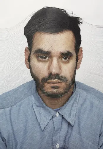 Portrait of a Man, photographic, muted
