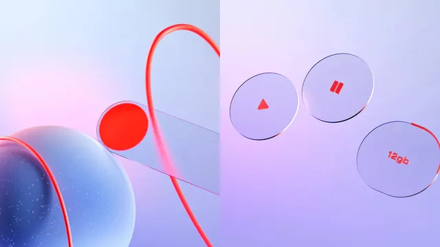 Abstract Geometric Gradient Composition, minimal, gradient-heavy, vibrant