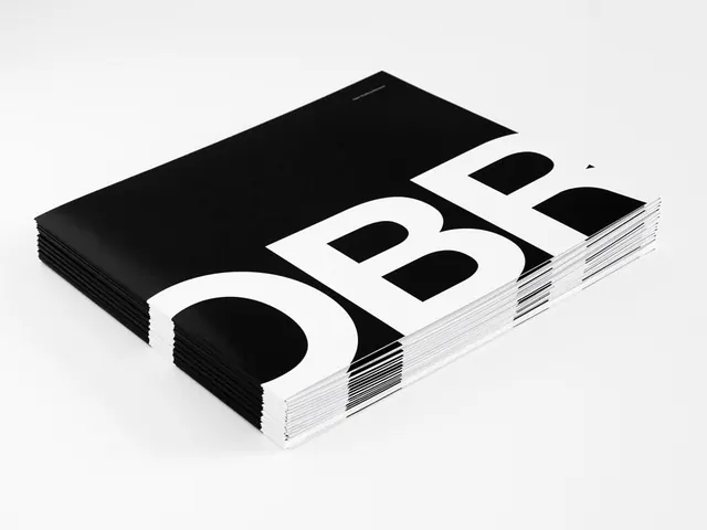 OBB Wordmark Mockup, minimal, swiss, monochrome