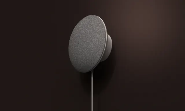 3D Textured Sphere on Pedestal, minimal, 3d-render, dark