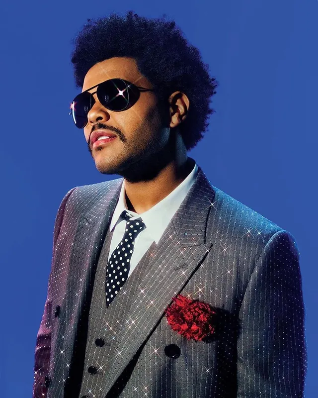 Man in Suit with Sunglasses, photographic, vibrant