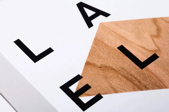 Abstract Typography Collage, minimal, swiss, high-contrast