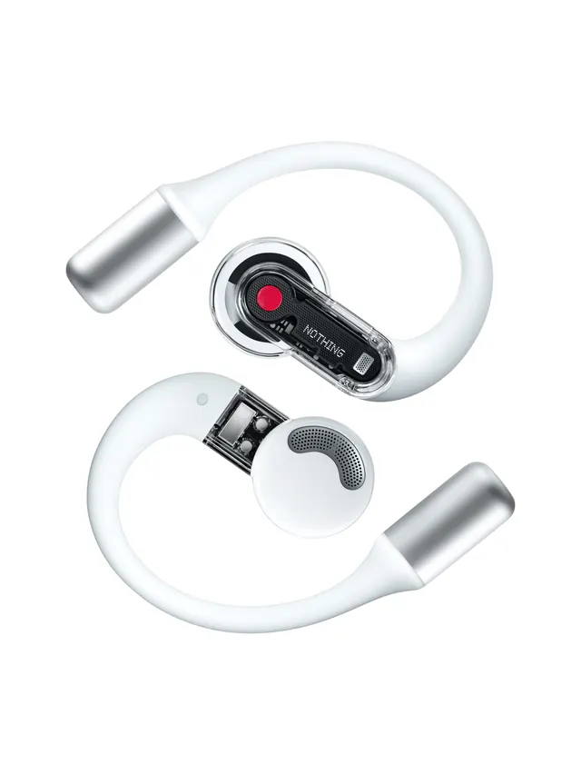 Wireless Earbud Product Mockup, minimal, 3d-render, dark