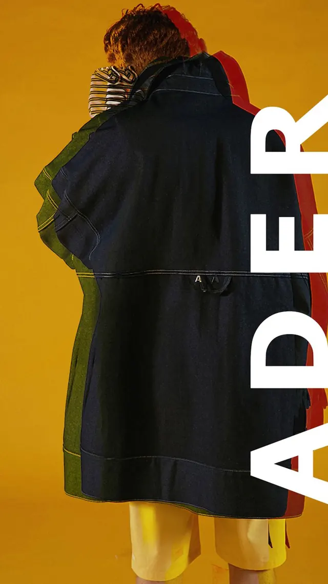 Oversized Typography Fashion Mockup, brutalist, neo-brutalist, dark