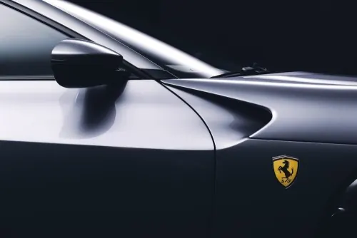 Luxury Car Detail with Emblem, luxury, photographic, dark