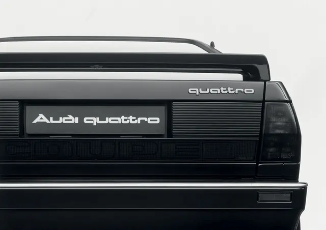 Audi Quattro Front Grille Detail, minimal, technical, dark