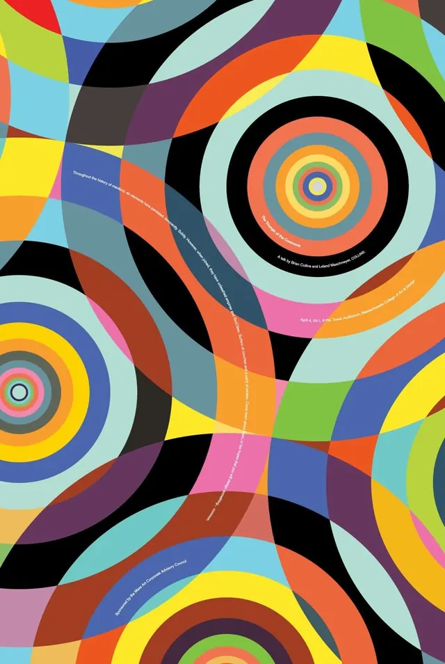Geometric Concentric Circles Pattern, geometric, abstract, vibrant