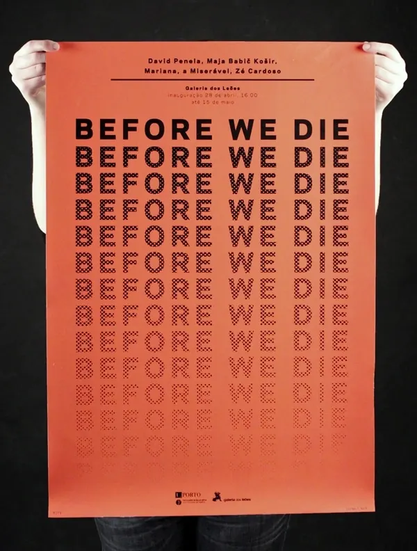 Before We Die Album Cover Design, minimal, swiss, vibrant