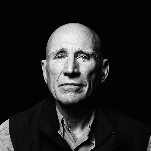 Monochrome Portrait of a Man, monochrome, photographic, monochrome